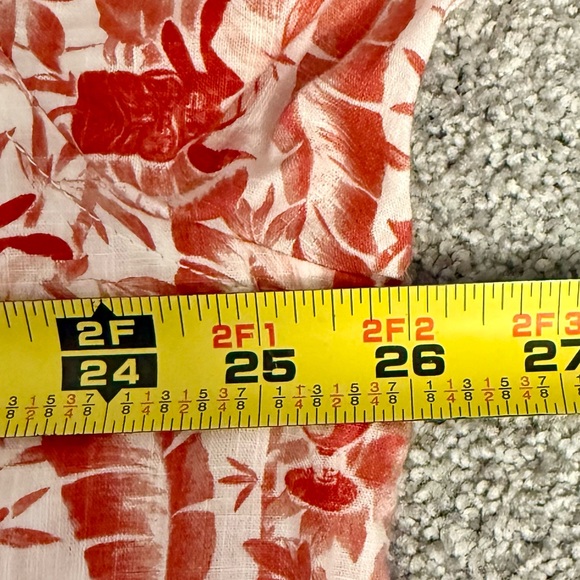 NWT Men’s‎ Tommy Bahama Short Sleeve Hawaiian Cotton Shirt Mango Tango - Picture 14 of 15